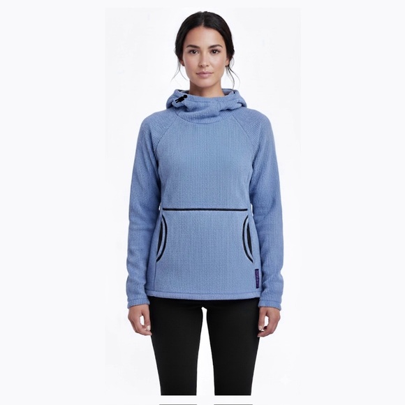 Melanzana Women’s M Micro Grid Hoodie V2 Rain Blue 2025 NEW - Picture 1 of 13